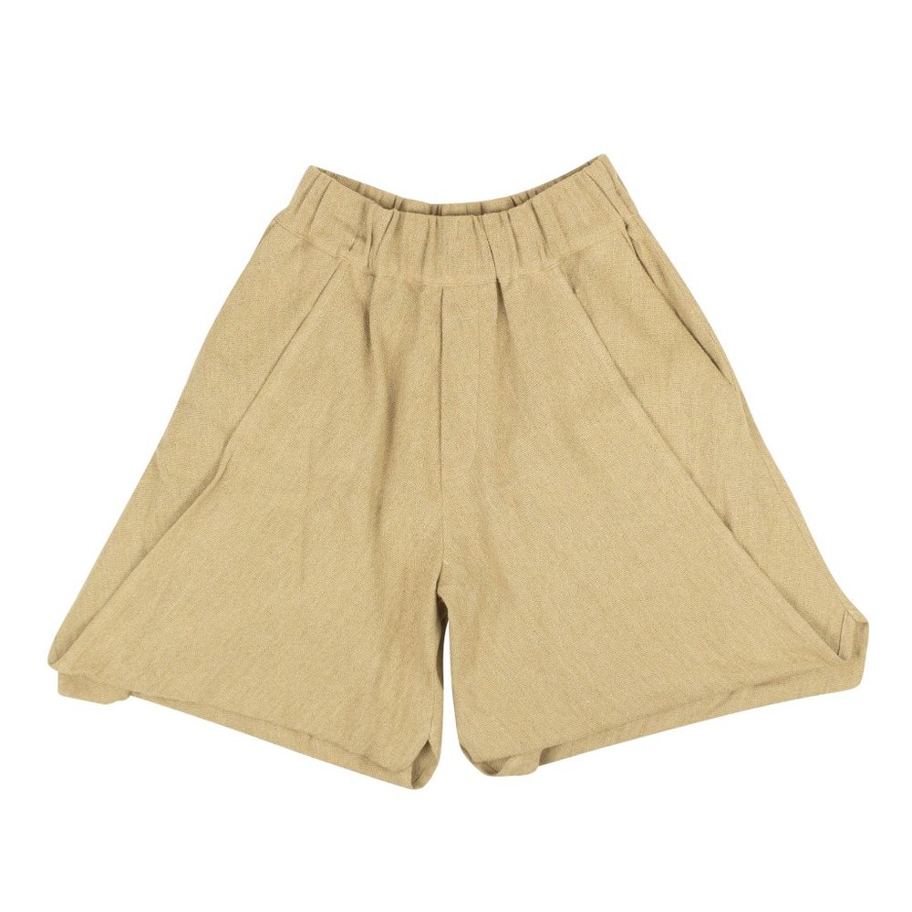 PALOMO Beige Linen Blend Shorts Size XS $495